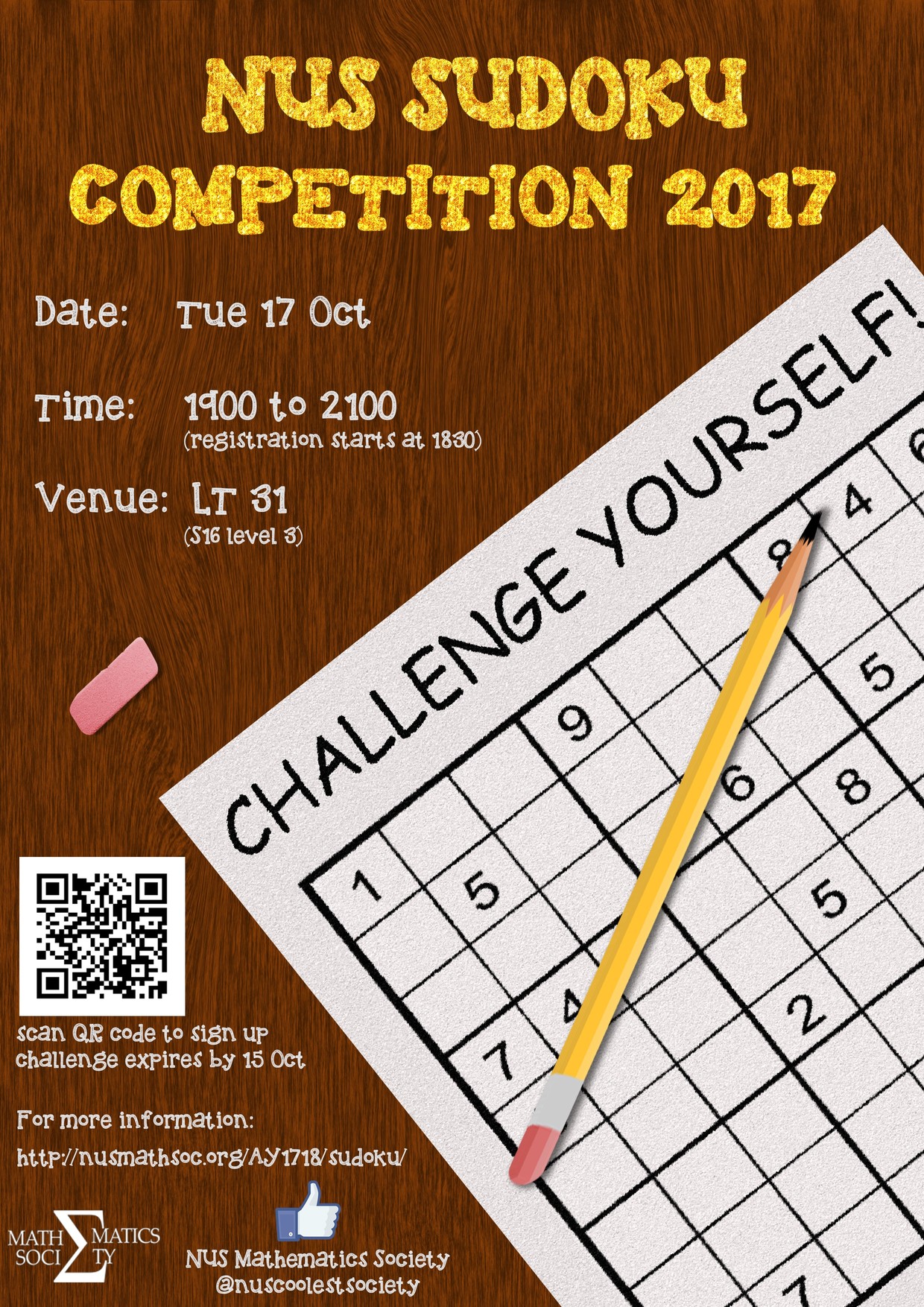SUDOKU COMPETITION: FILL ME OUT - RCC Mathematical Society